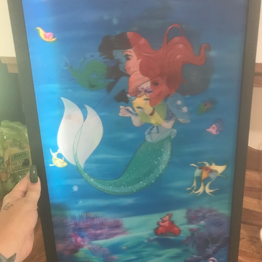 The little mermaid lenticular wall decor